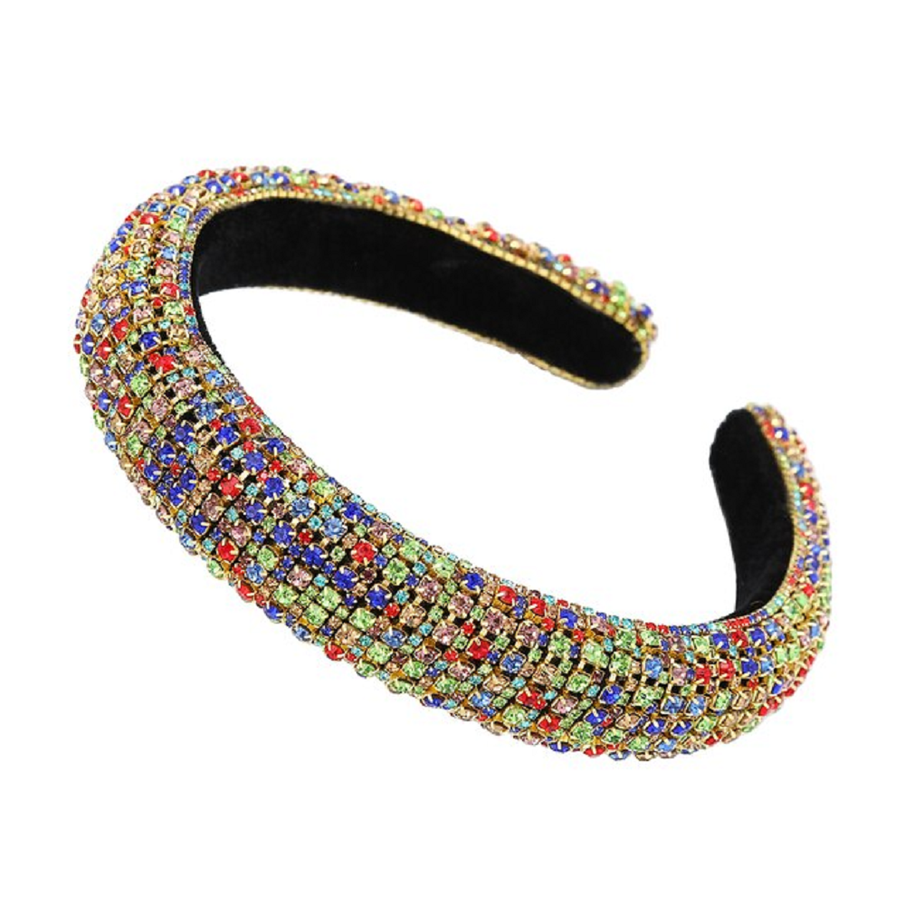 Sparkly padded colourful rhinestones headbands iciCosmetic™