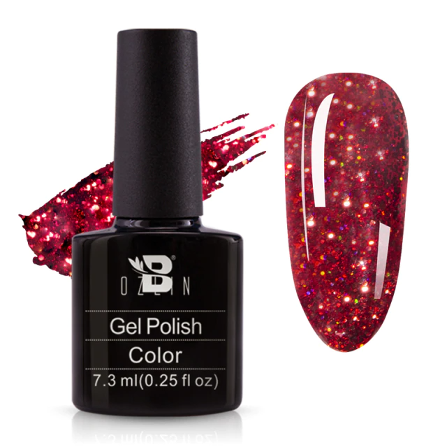 Reflective glitter sparkling diamond nail polish gel iciCosmetic
