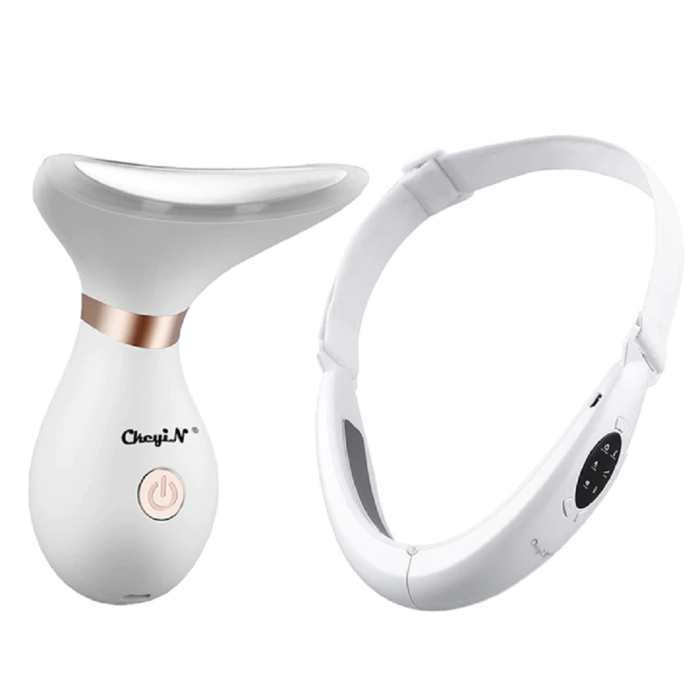 V shaped facial lifting slimming face tightening device kit