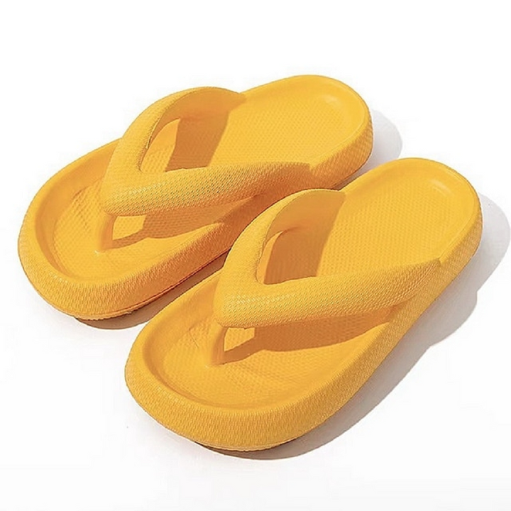 Women's thick platform flip flops beach sandals