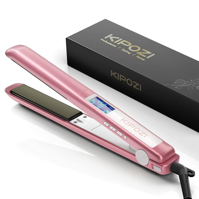 Professional LCD Adjustable Temperature Hair Straightening for All Hair Types