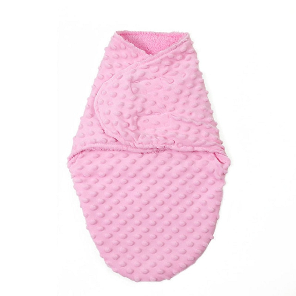 Newborn wrap swaddle warm soft fleece blanket