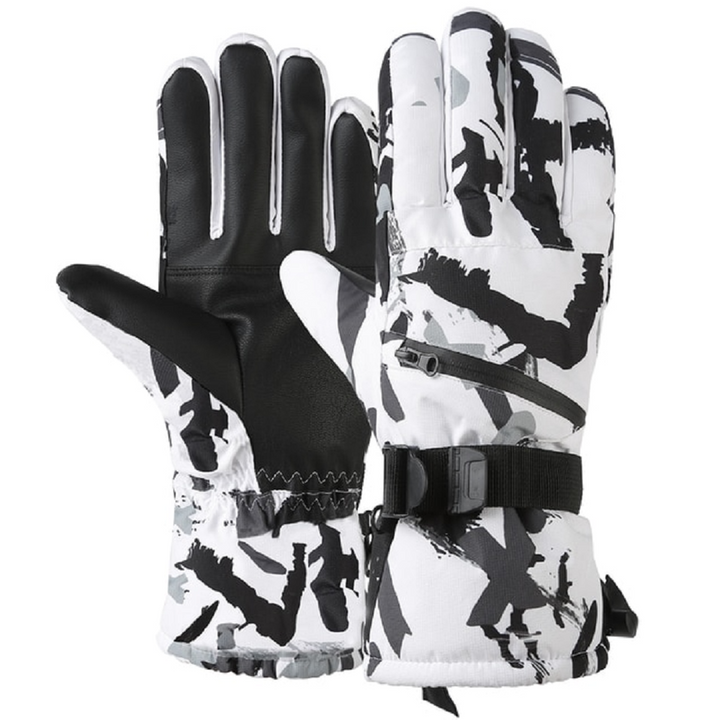 Unisex winter snowboard ski gloves non-slip touch screen