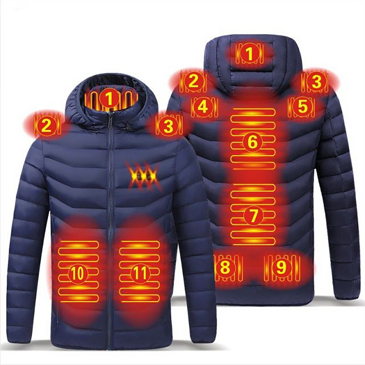 11 Heated Warm electric Heating Hoodie Jacket