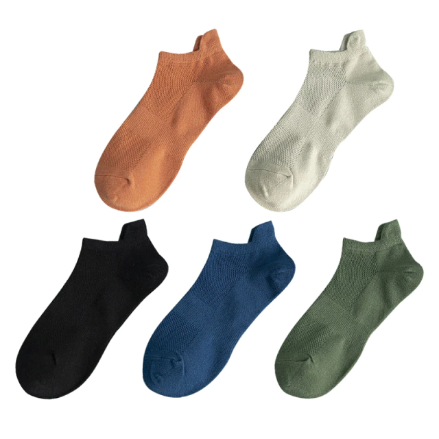5 Pairs man cotton short socks