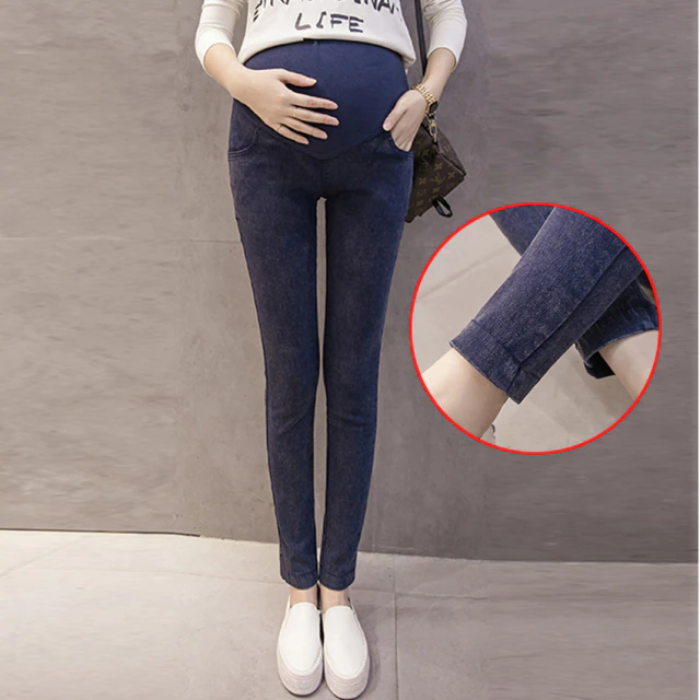 Denim Jeans Maternity Pants For Pregnant Women
