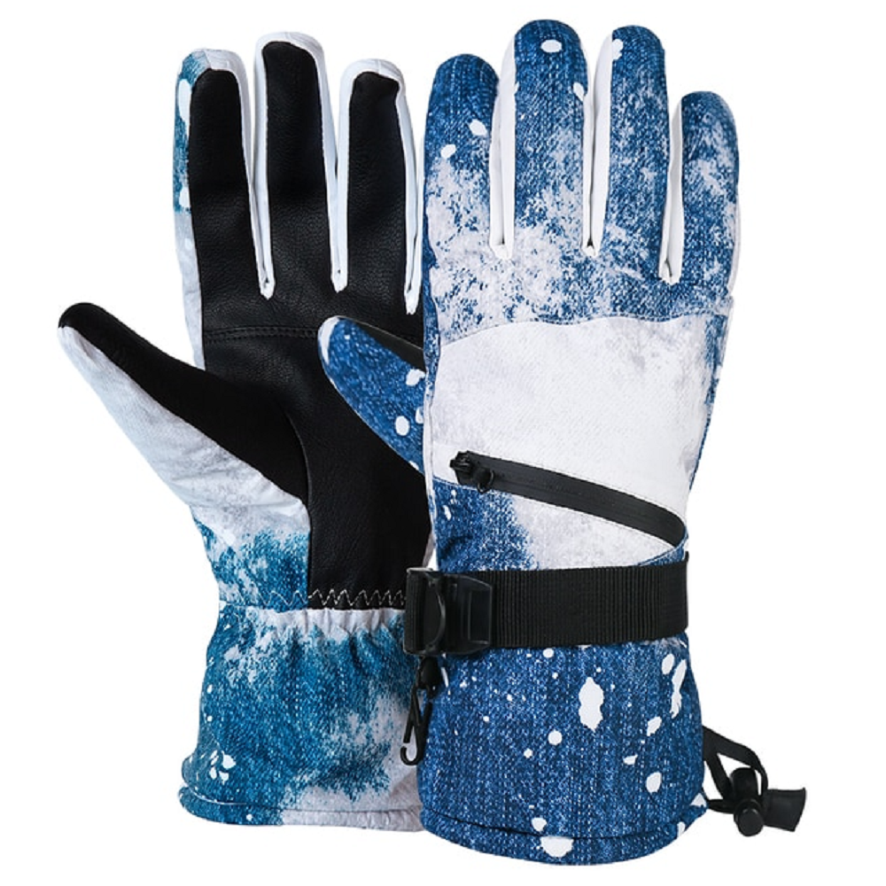 Unisex winter snowboard ski gloves non-slip touch screen