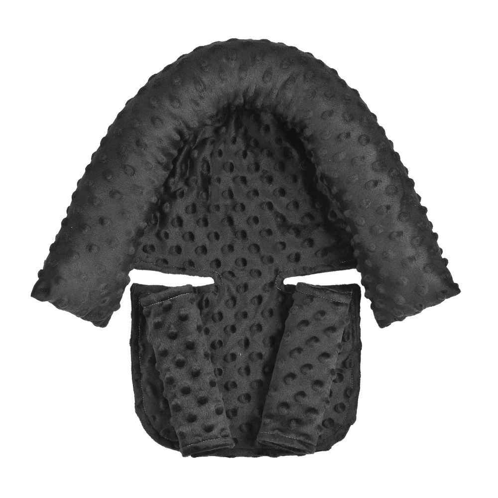 Baby infant head and neck support pillow with seat belt for car seat