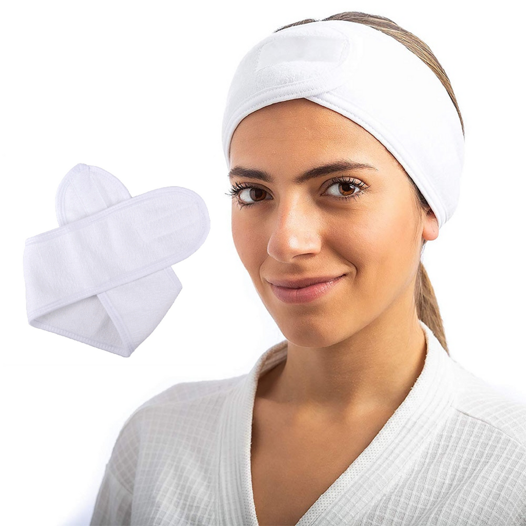 Spa facial headbands adjustable head wraps for women
