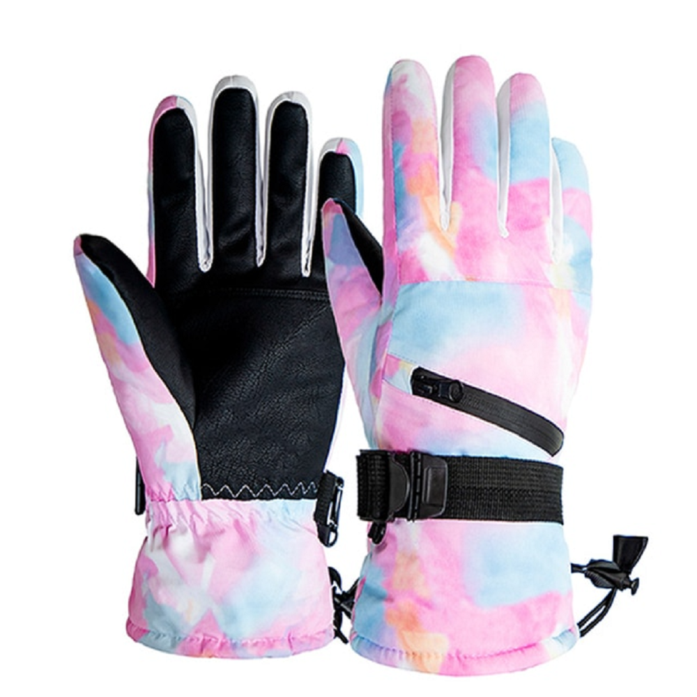 Unisex winter snowboard ski gloves non-slip touch screen