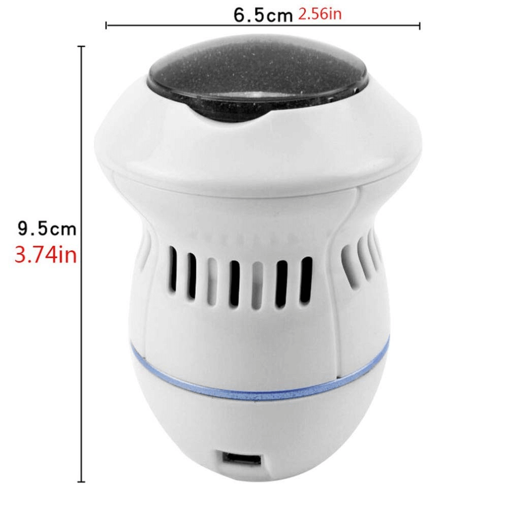 foot file and callus remover with built-in vacuum iciCosmetic