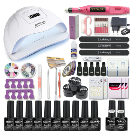 Professional Poly Gel Nail Set (Full Kit)