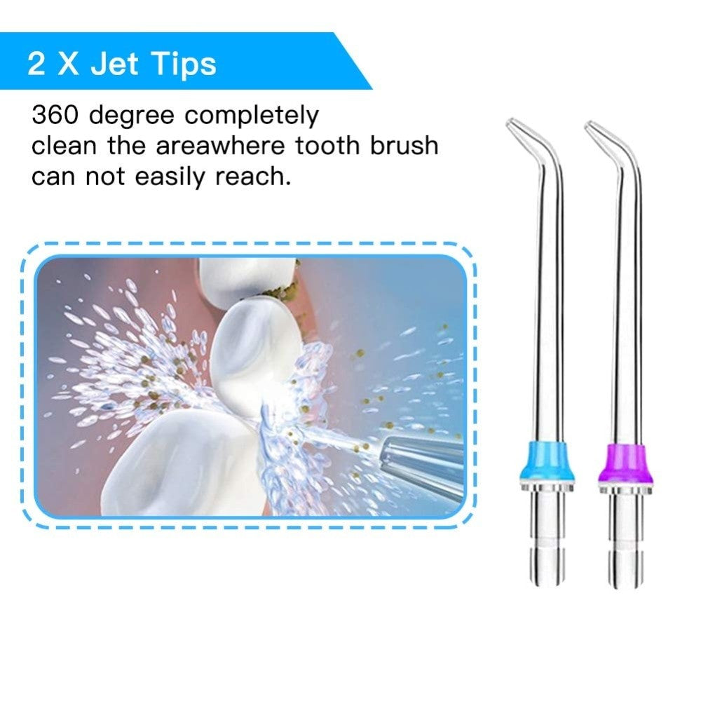 Oral Irrigator USB Rechargeable Water Flosser  Waterproof Teeth Cleaner iciCosmetic