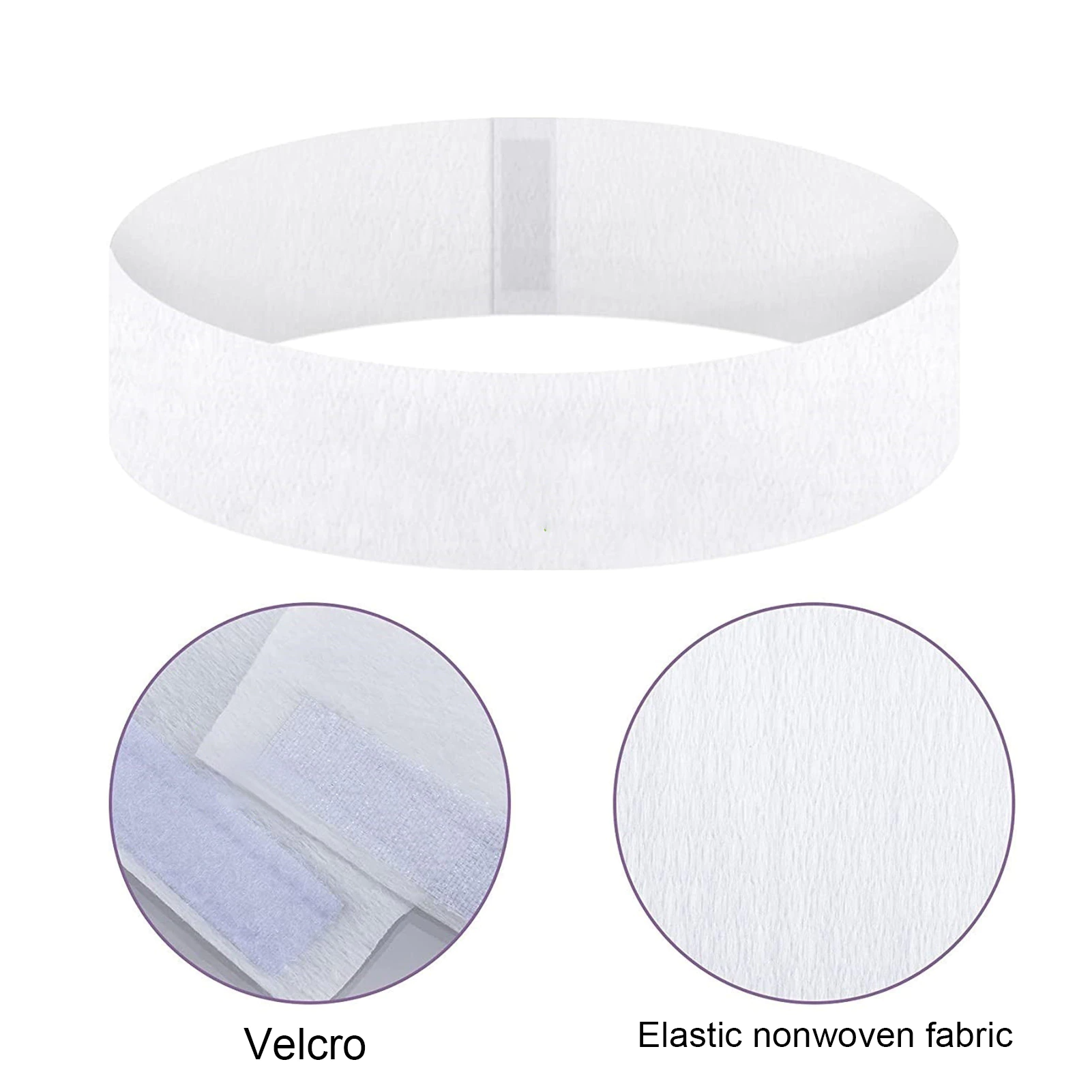 100 pcs disposable spa facial headbands