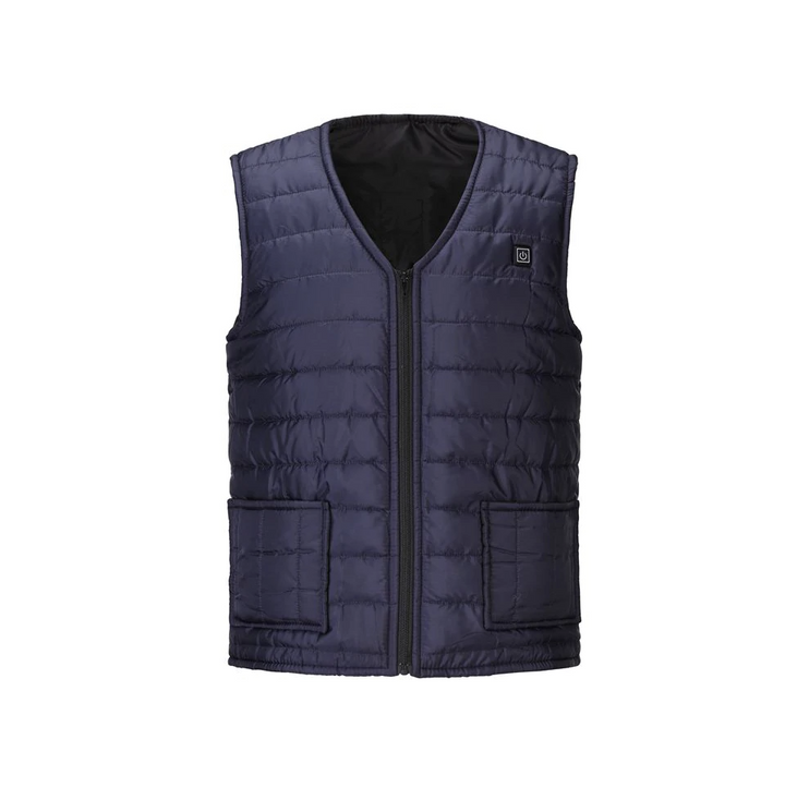 Smart heating Cotton 5 area Heated vest Thermal Winter Warm Jacket