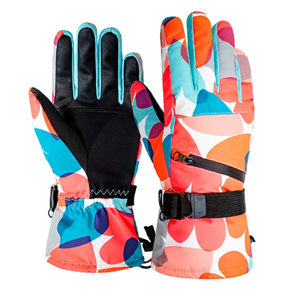 Unisex winter snowboard ski gloves non-slip touch screen