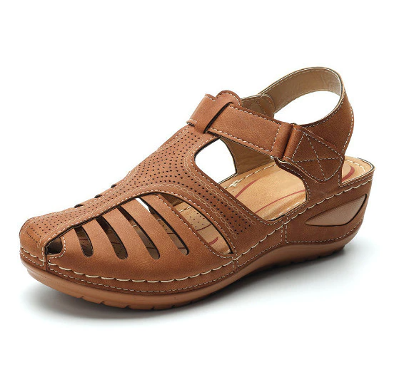 Women’s vintage wedge sandals iciCosmetic