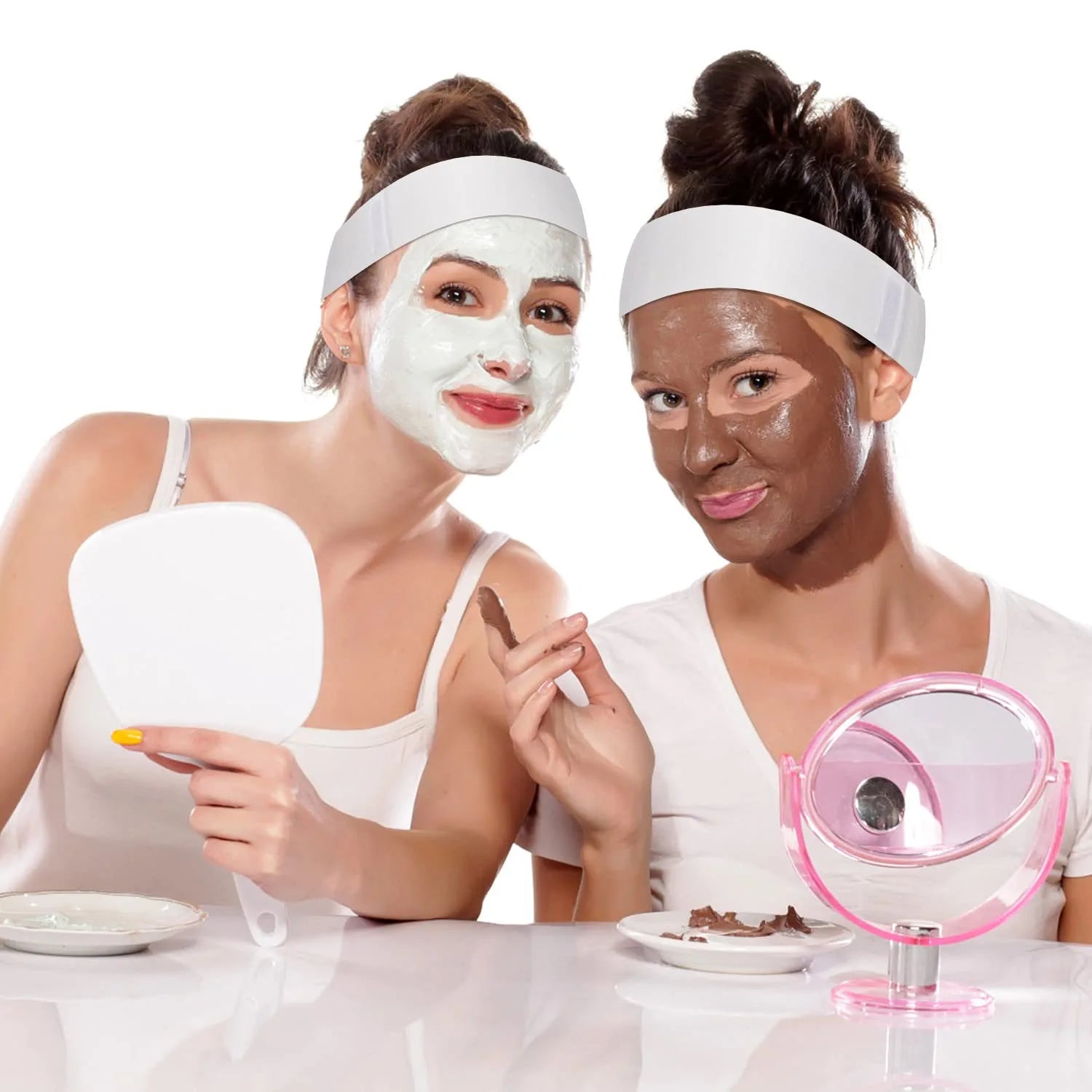 100 pcs disposable spa facial headbands