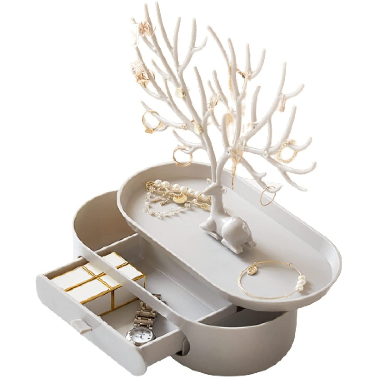 Tree Storage Drawer cosmetic Jewelry box