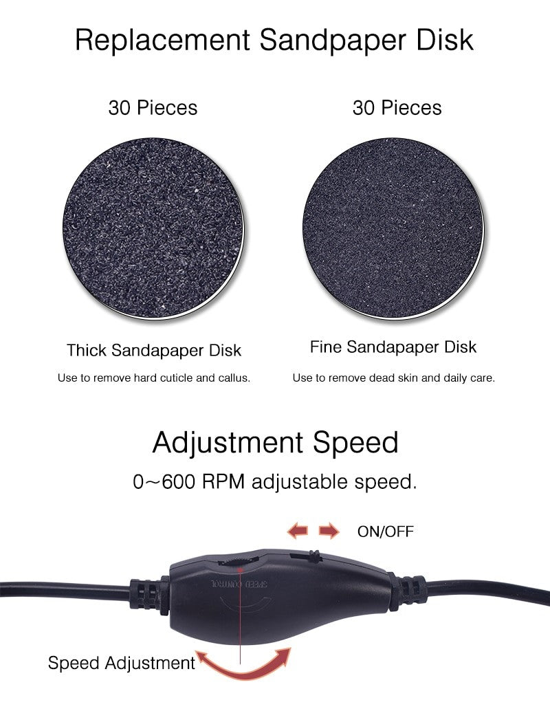 Electric Foot Callus Remover IciCosmetic