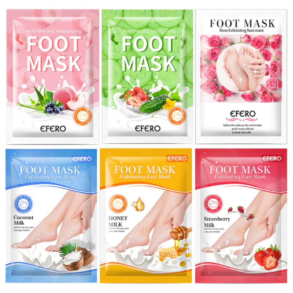 6packs exfoliating foot mask iciCosmetic™