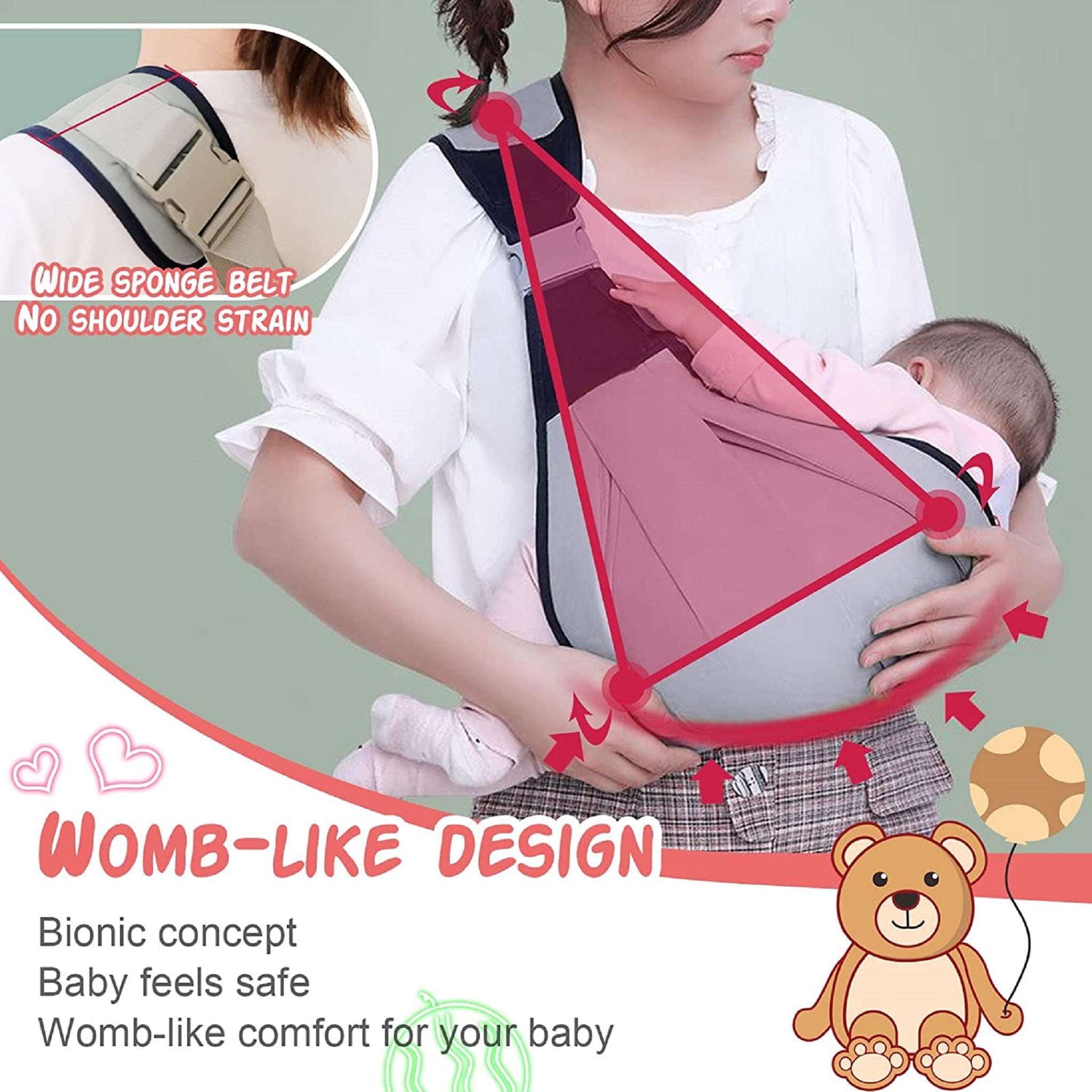 Adjustable baby holder carrier