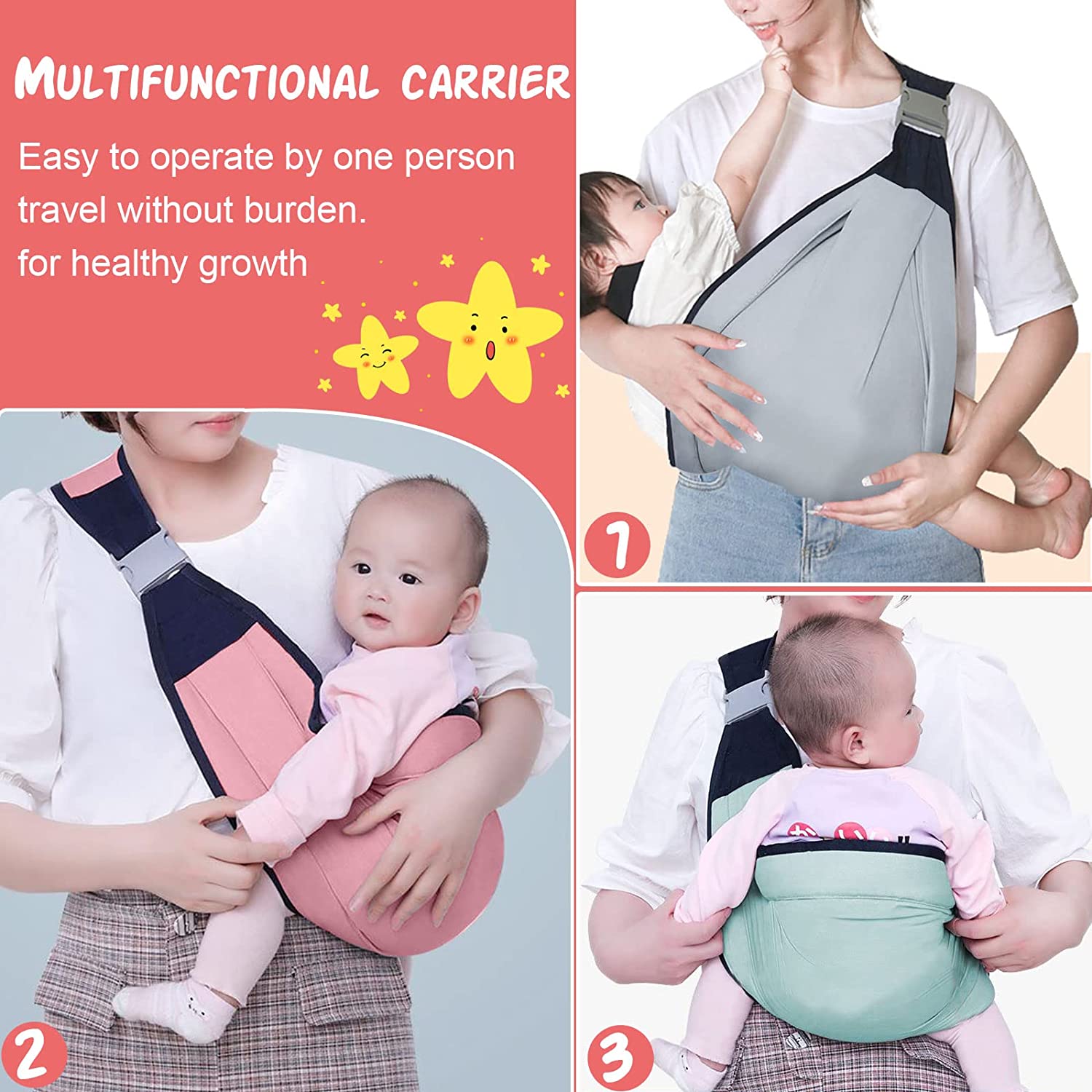 Adjustable baby holder carrier