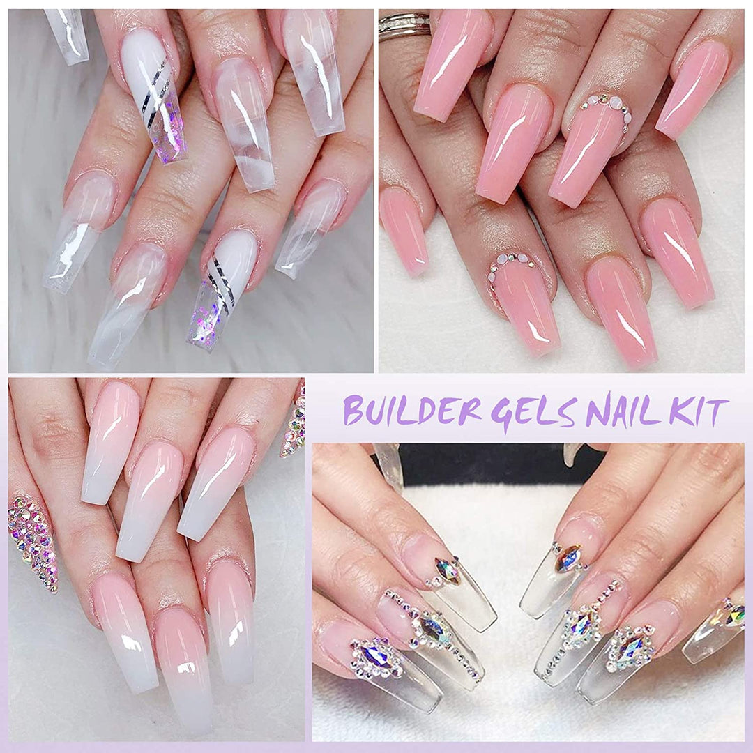 Builder nail gel polish for nails extensions