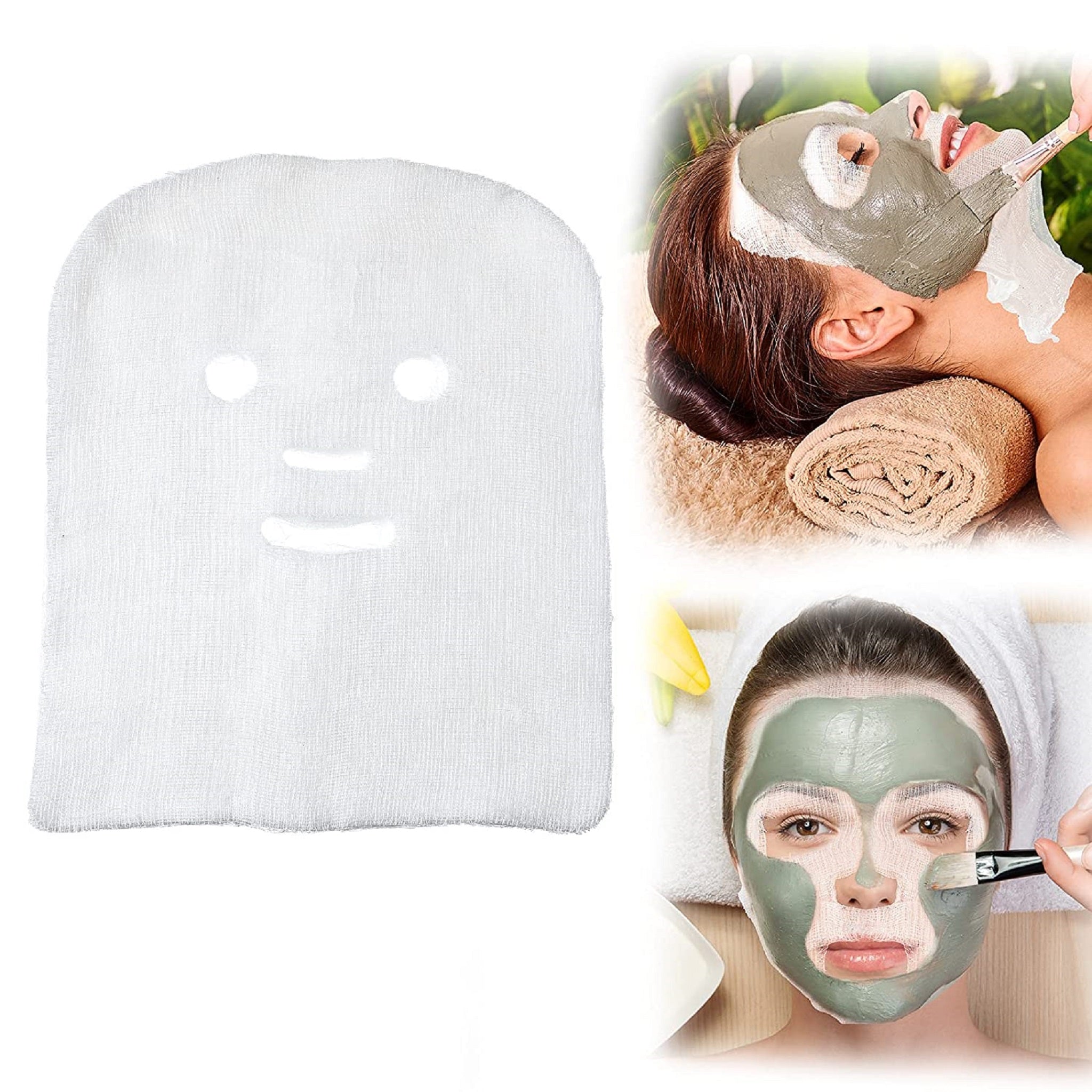 100 Pcs cotton non-irritating face gauze mask soft