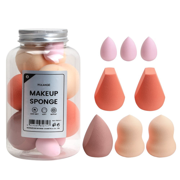 8pcs Makeup Sponge Cosmetic Puff For Foundation Concealer