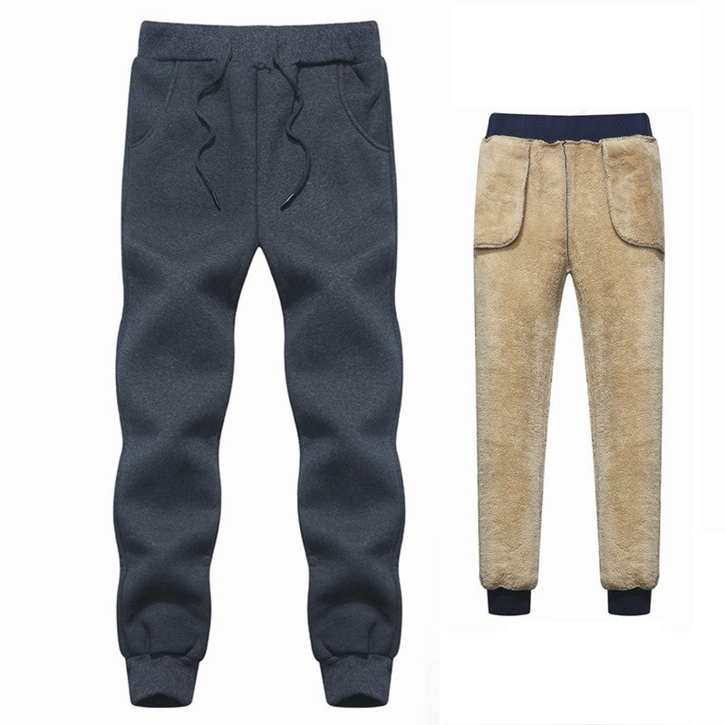 Men's Winter Classic cashmere Warm Thick Pants