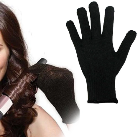 Professional heat resistant hair gloves