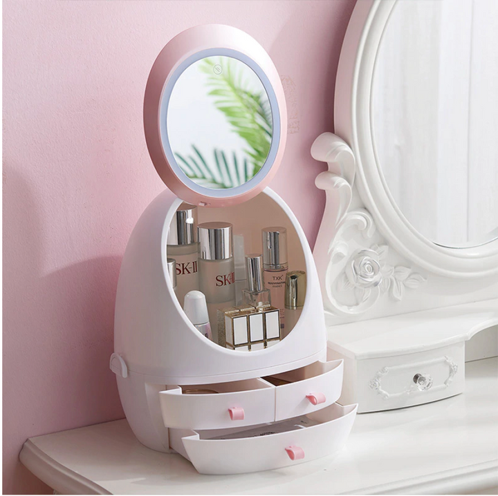Led Egg Makeup Organizer
