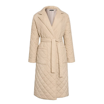 Stylish Cotton Padded Long Winter Coat