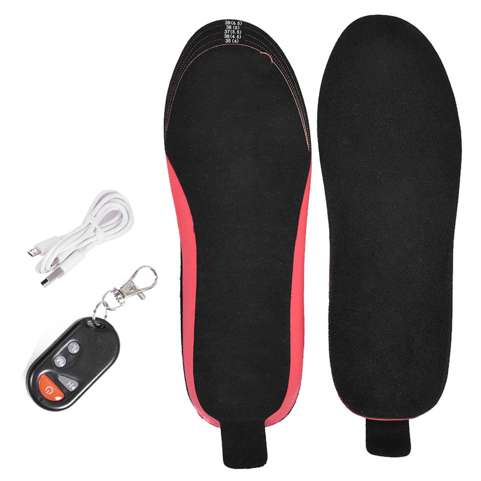 USB Heated Shoe Insoles Remote Control