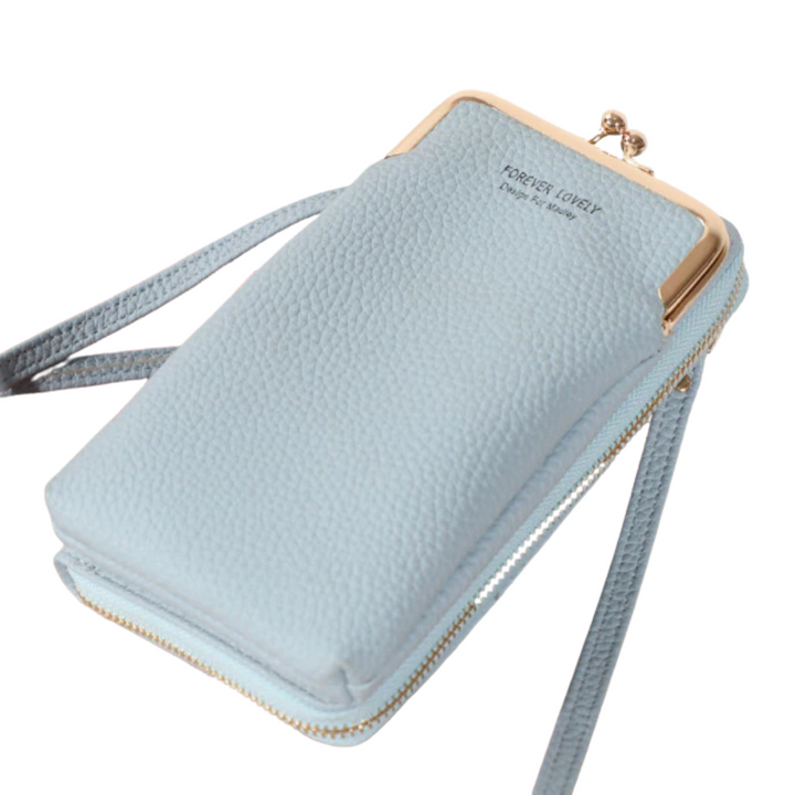 Small crossbody women's mini matte leather phone bag purse