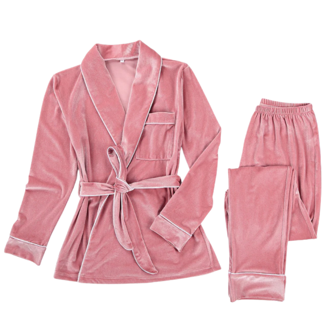 Women's flannel fleece soft night suit pyjama sets