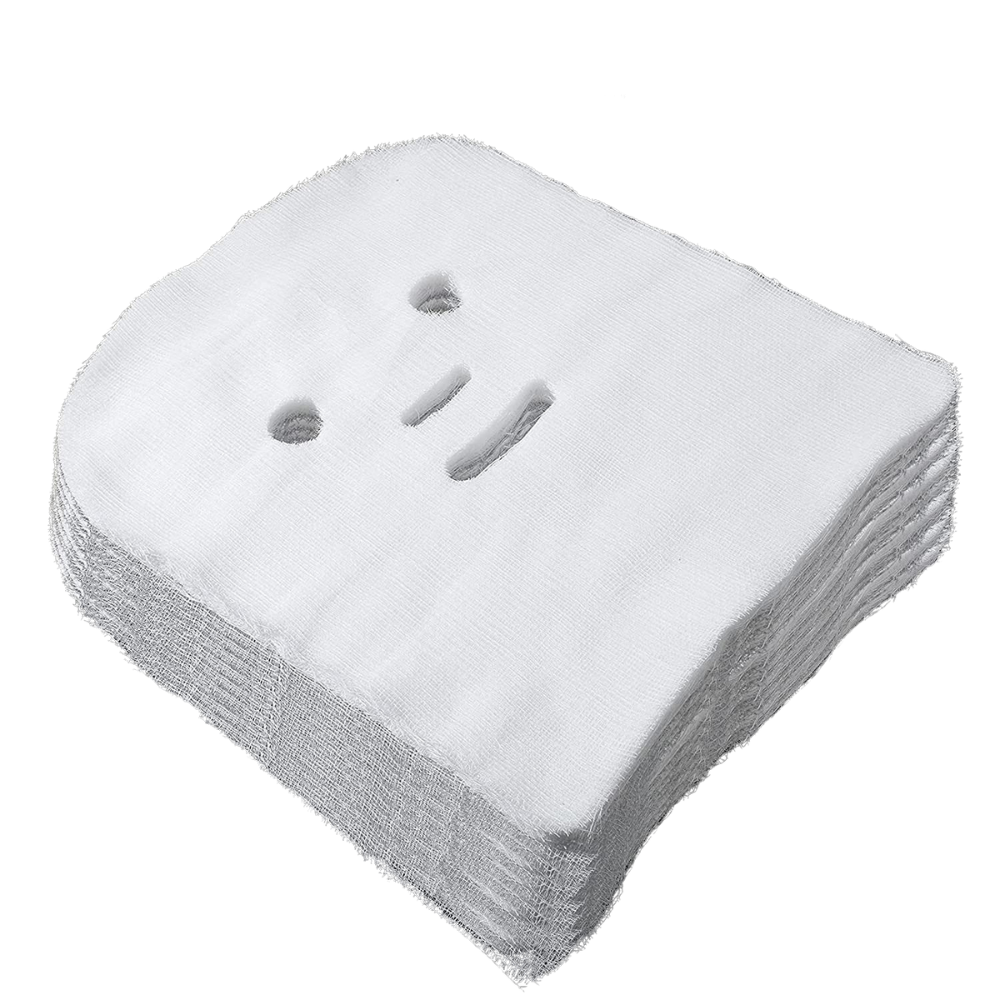 100 Pcs cotton non-irritating face gauze mask soft