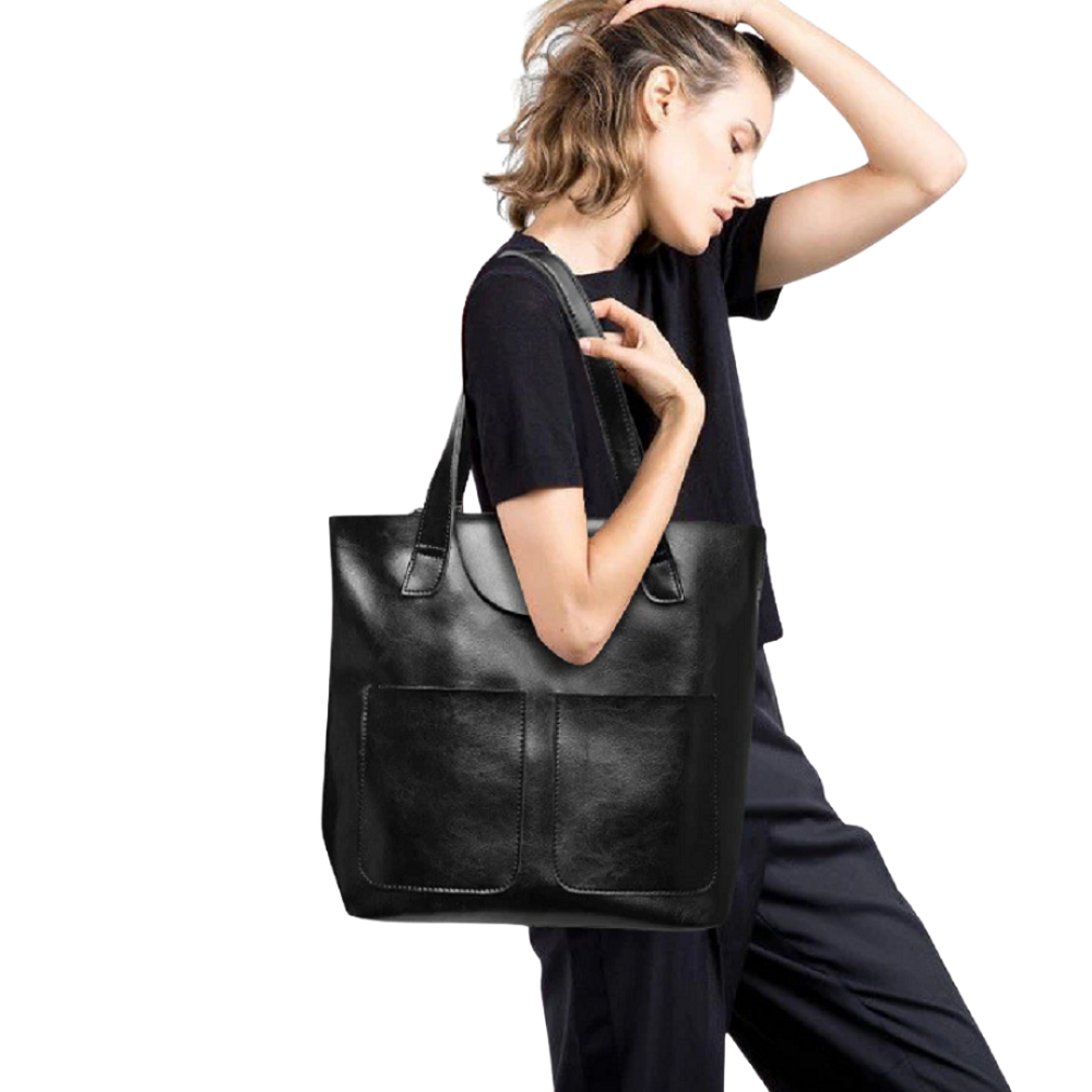 Vintage genuine leather ladies bag