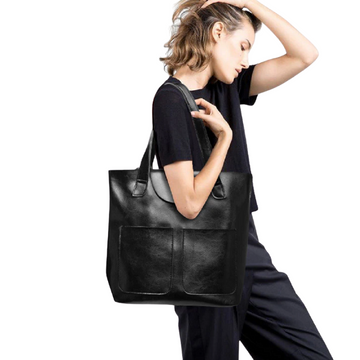 Vintage genuine leather ladies bag