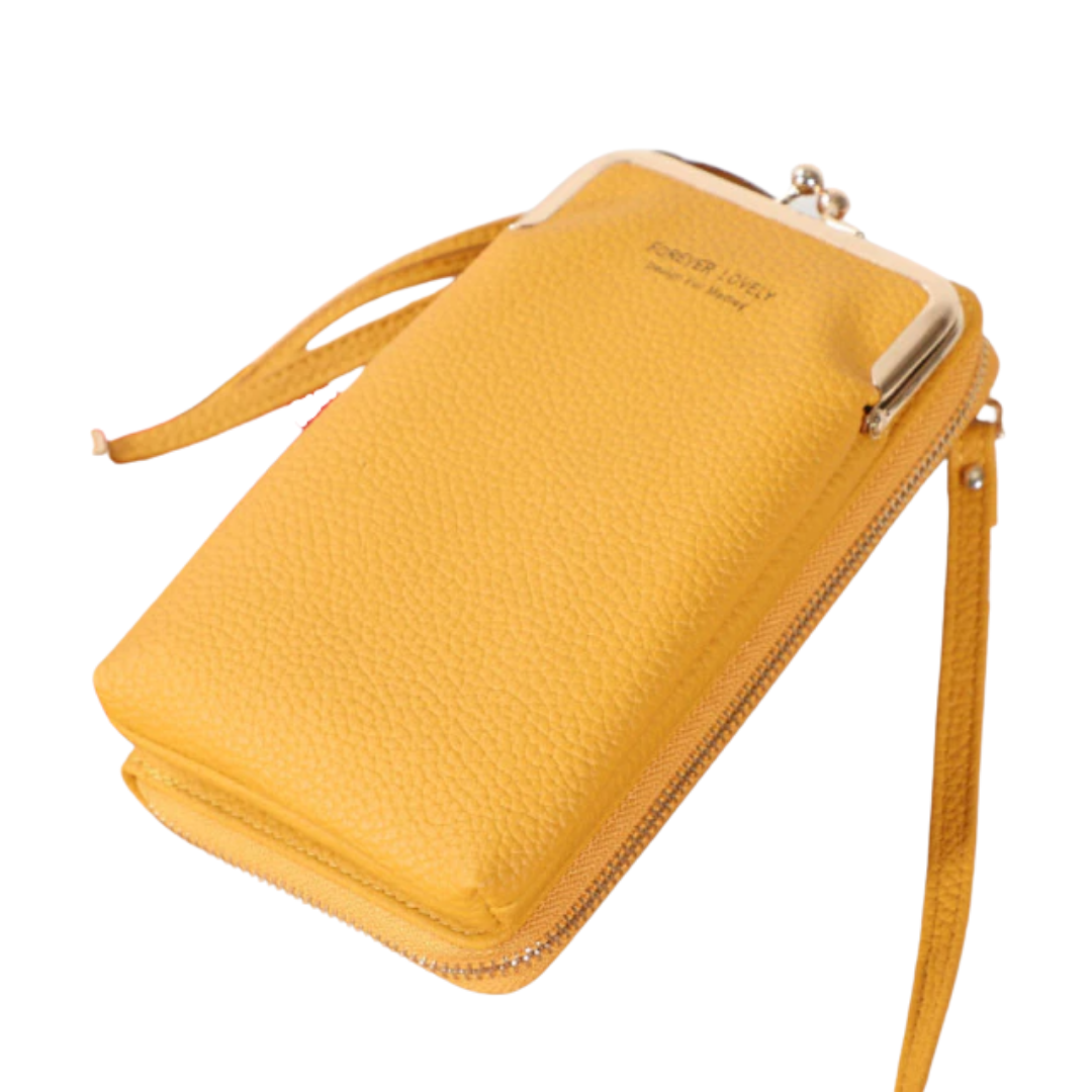 Small crossbody women's mini matte leather phone bag purse