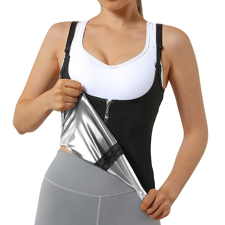 Sauna Shaper Vest Thermo Sweat Zipper Shirt iciCosmetic™
