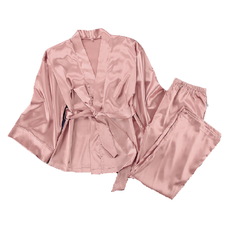 Women's satin pyjamas set