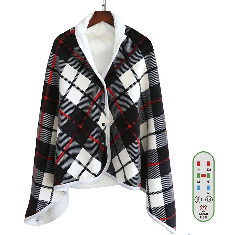 2 In 1 Electric Heated Blanket & Warm Shawl