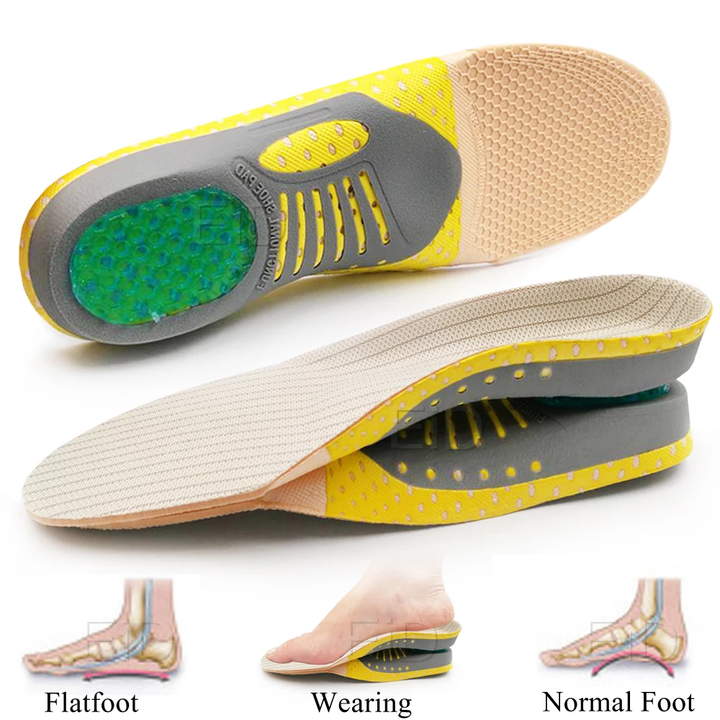 Premium Orthotic Gel Insoles Orthopedic Flat Foot iciCosmetic