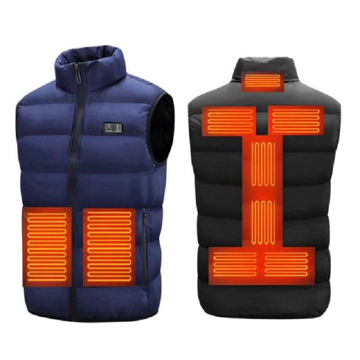 9 Heated Vest Zones Electric Heated Jacket
