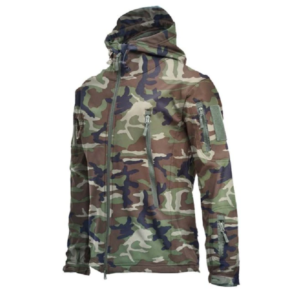 Men's military shark skin soft shell jackets