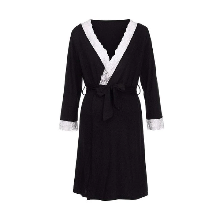 Women's maternity nursing nightie nightdress robe set