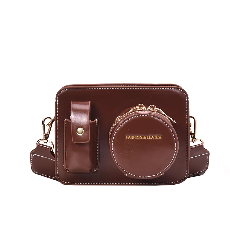Vintage camera shape women's shoulder bags