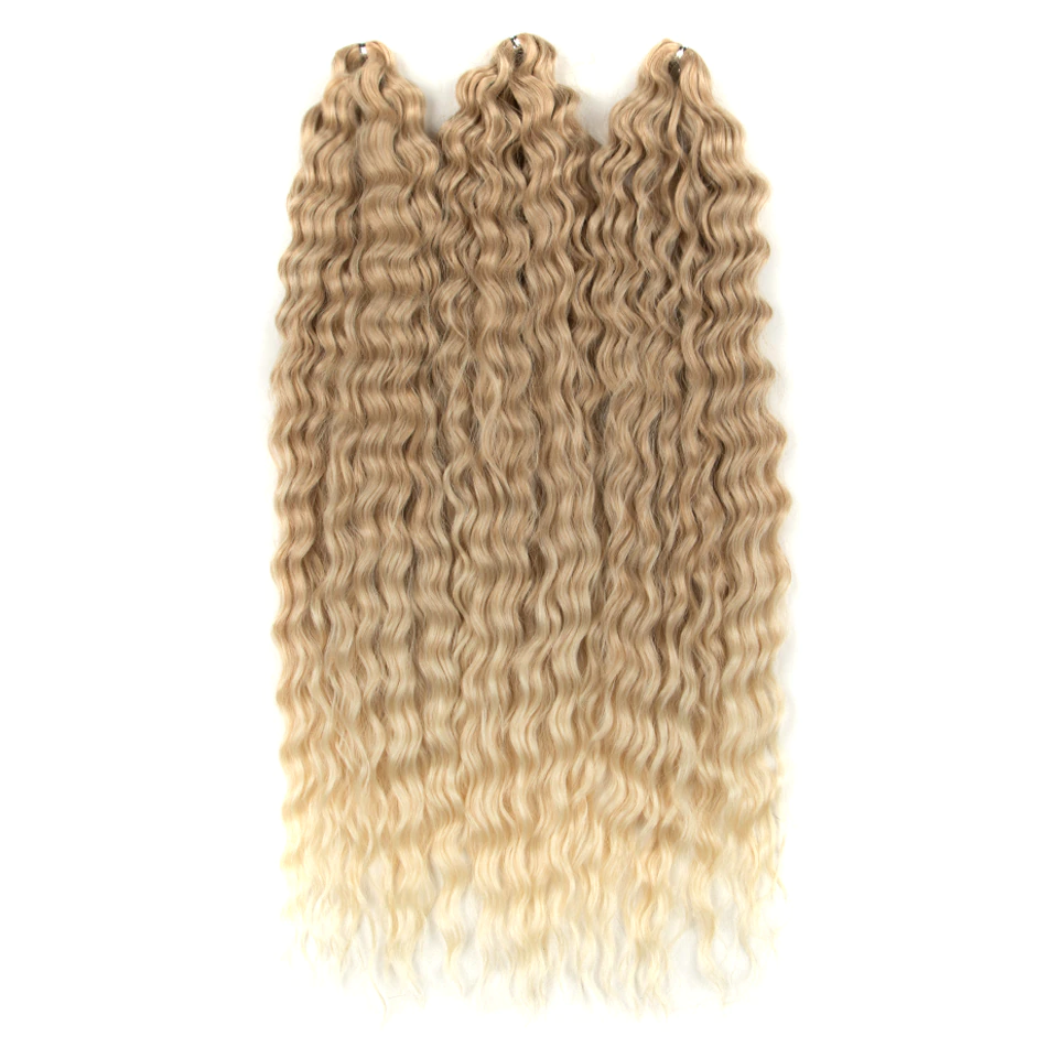 Soft twist crochet synthetic wave braiding hair extension